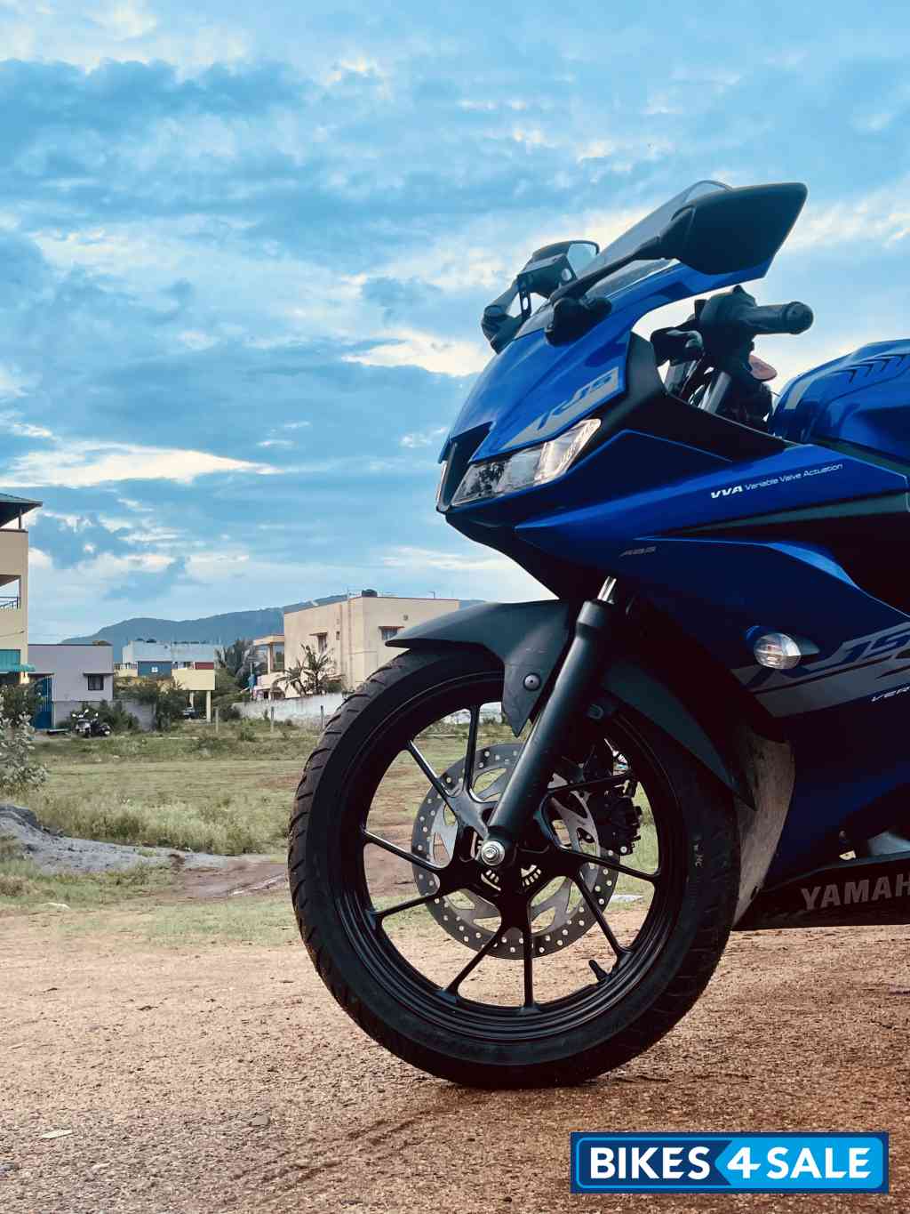 Blue Yamaha YZF R15 V3 BS6