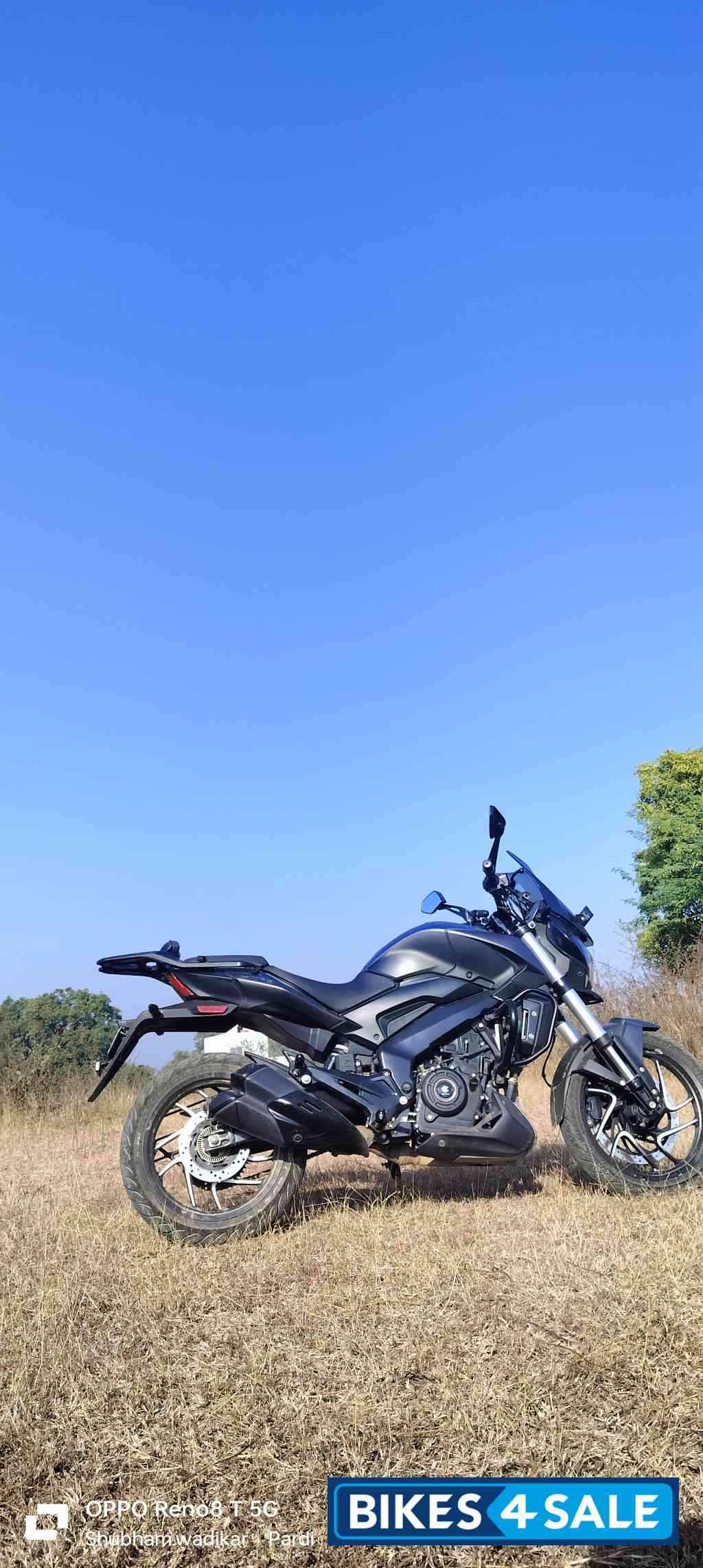 Charcoal Black Bajaj Dominar 400 ABS BS6