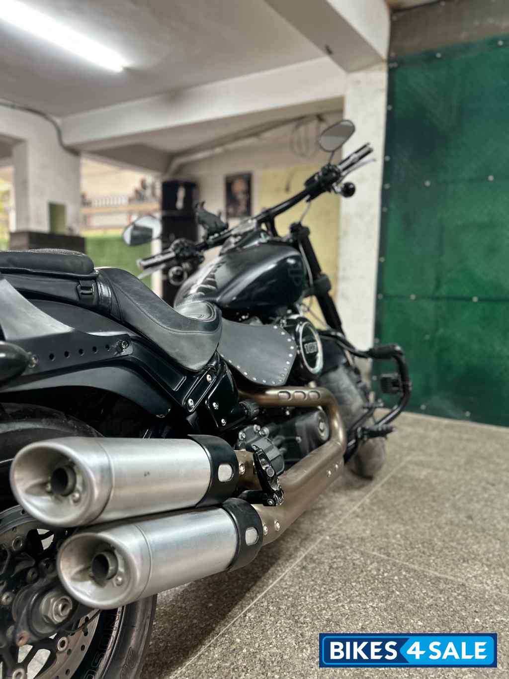 Black Harley Davidson Fat Bob