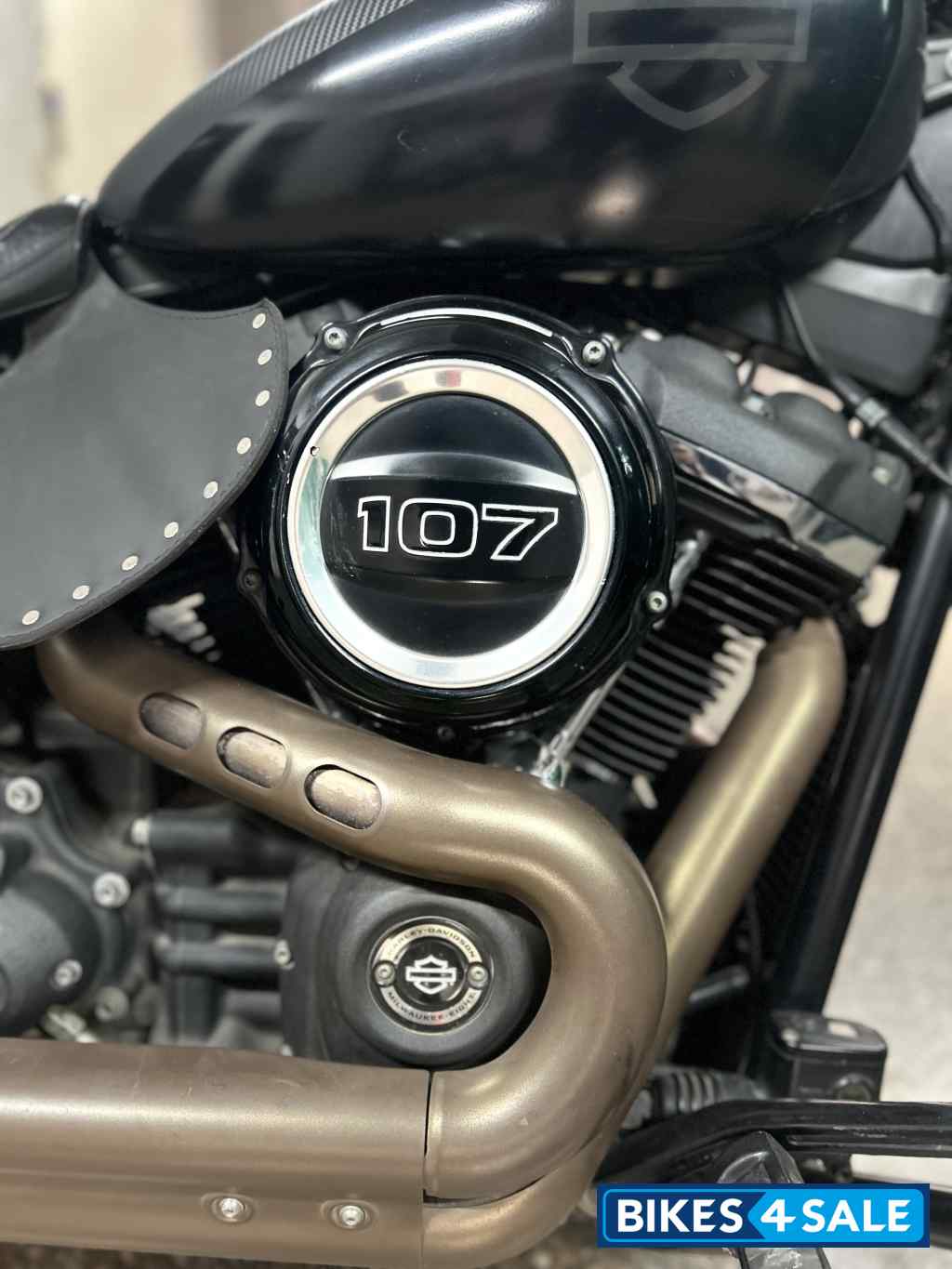 Black Harley Davidson Fat Bob