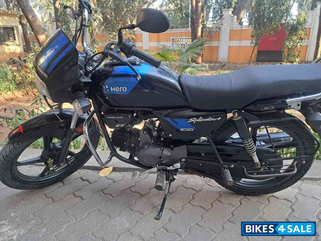 Blue Black Hero Splendor Plus Xtec