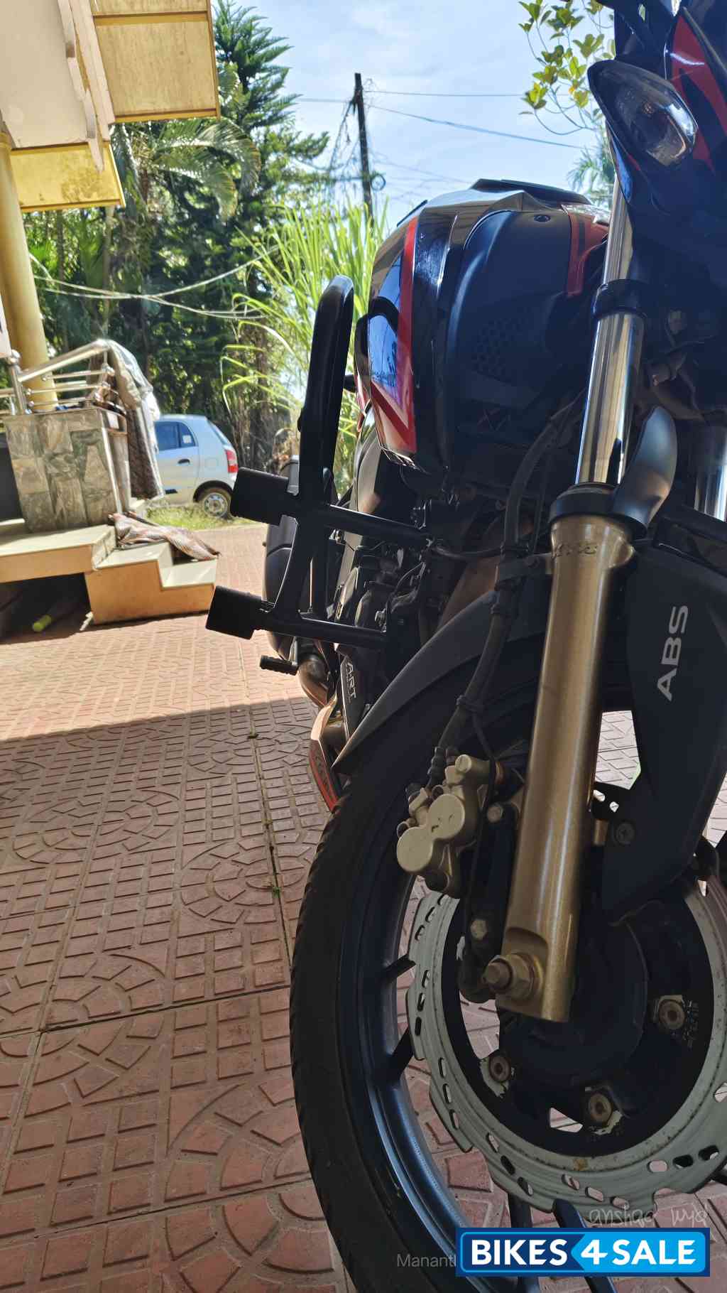 Black TVS Apache RTR 200 4V ABS