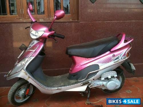 Pink TVS Scooty Pep Plus