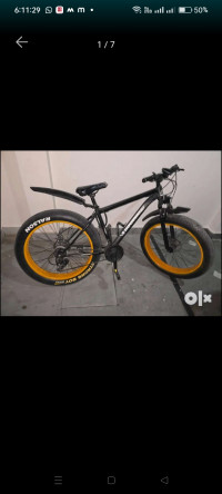 Bicycle  21 gear fat bike 4 month old  Model