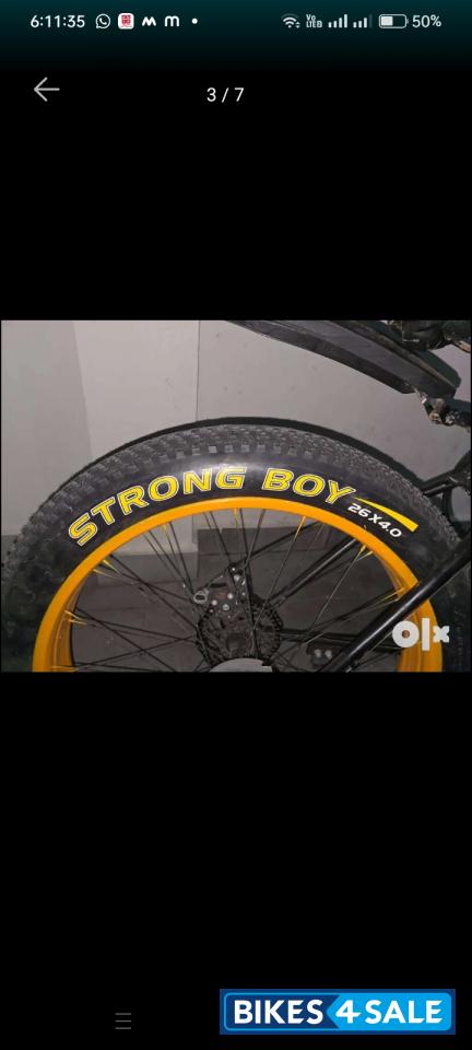 Bicycle  21 gear fat bike 4 month old