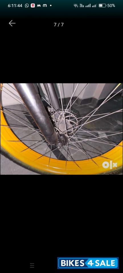 Bicycle  21 gear fat bike 4 month old