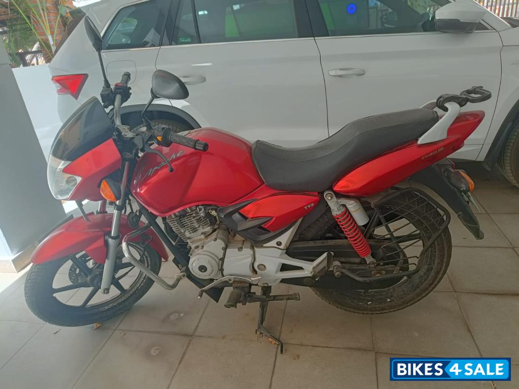 Red TVS Apache 150
