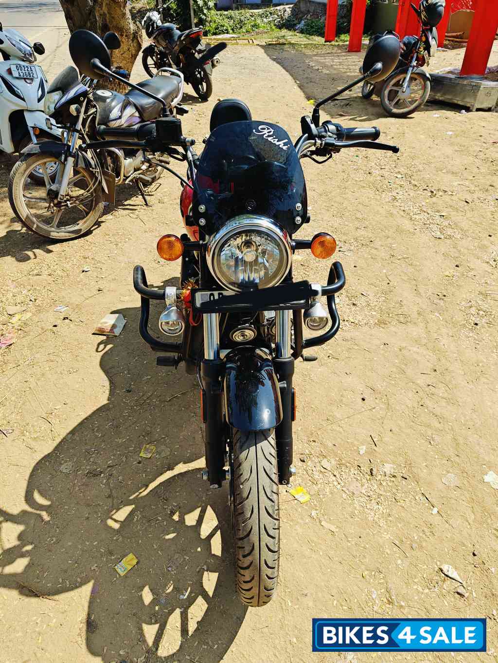 Red Royal Enfield Meteor 350 Fireball