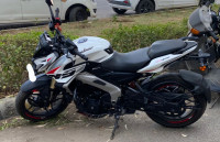 White Bajaj Pulsar NS400Z