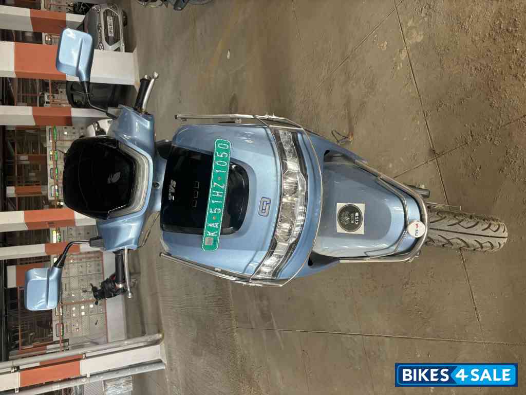 Mint Blue TVS iQube S
