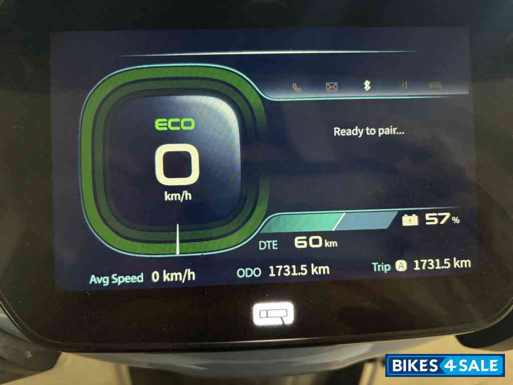 Mint Blue TVS iQube S