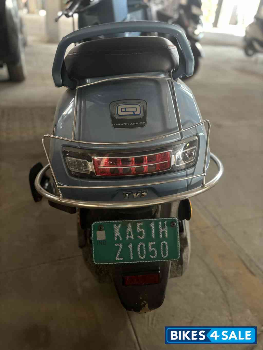 Mint Blue TVS iQube S