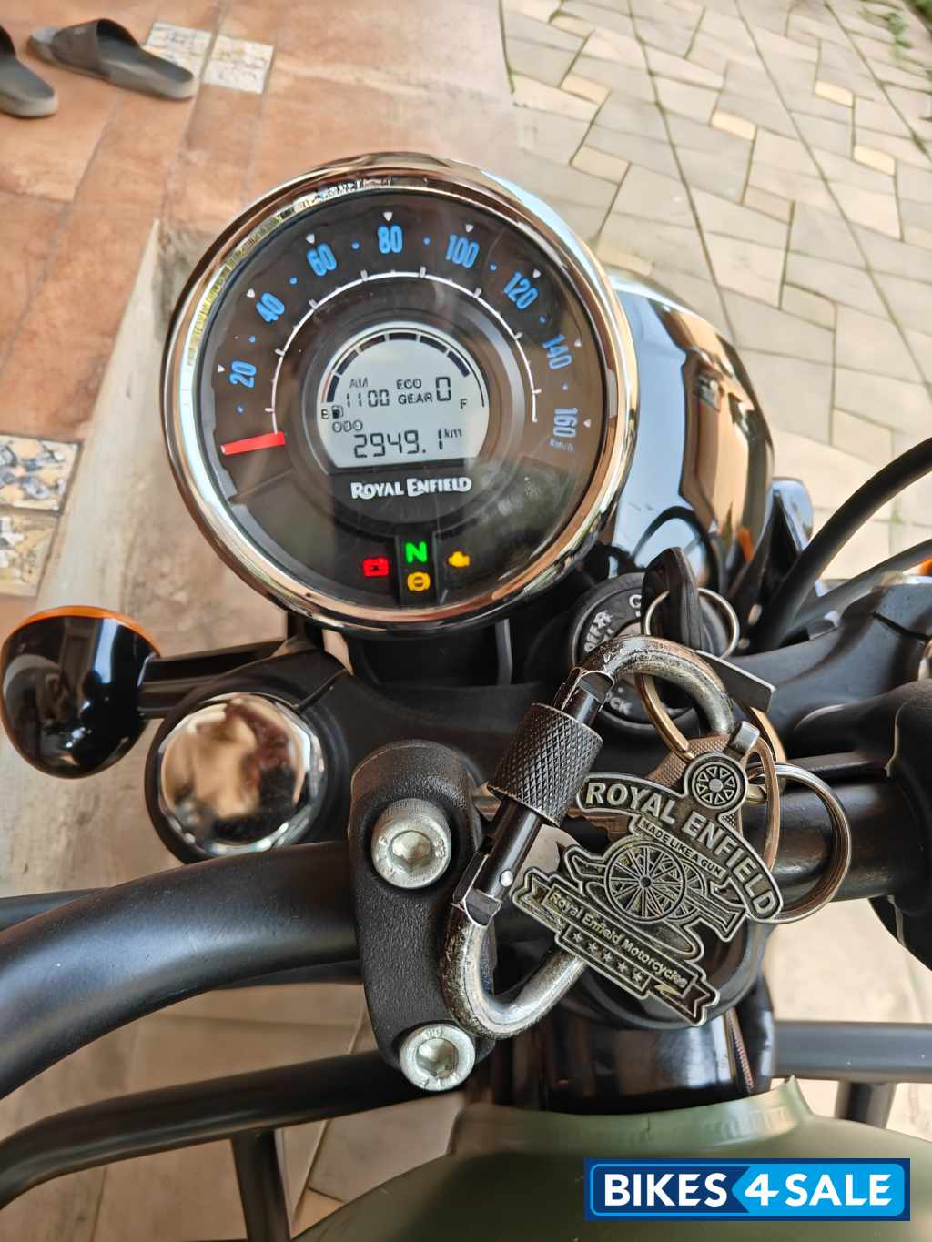 Olive Royal Enfield Meteor 350 Fireball