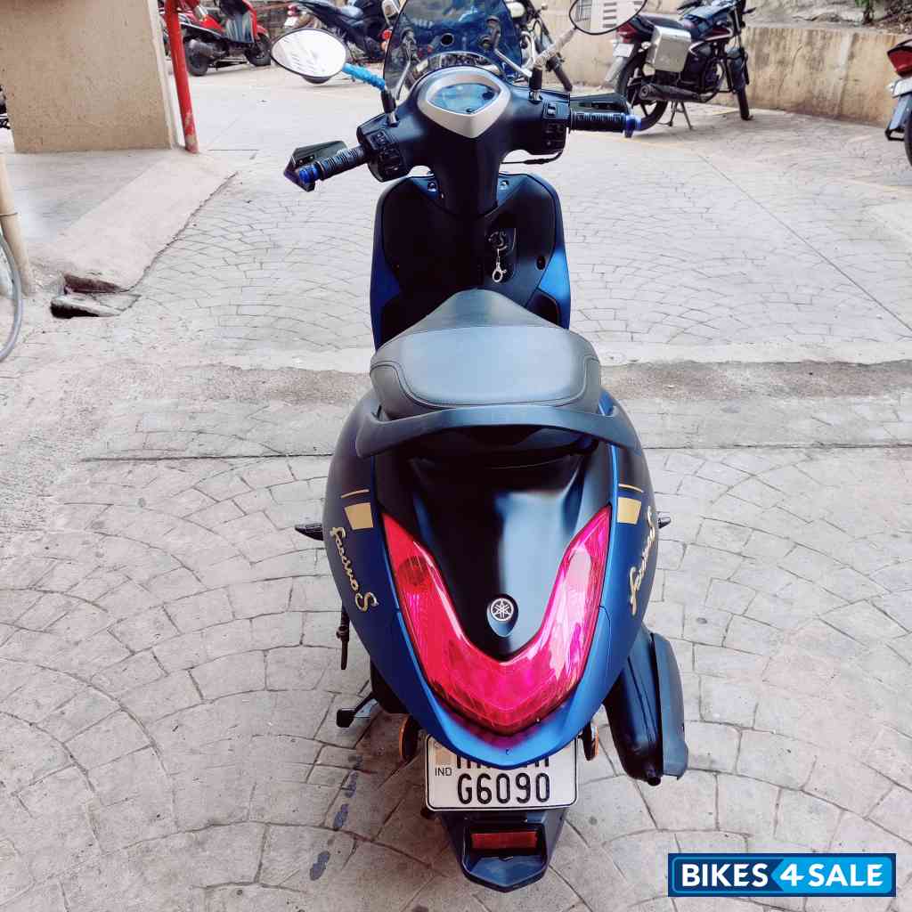 Mat Blue 🔵 Yamaha Fascino 125 Fi Hybrid