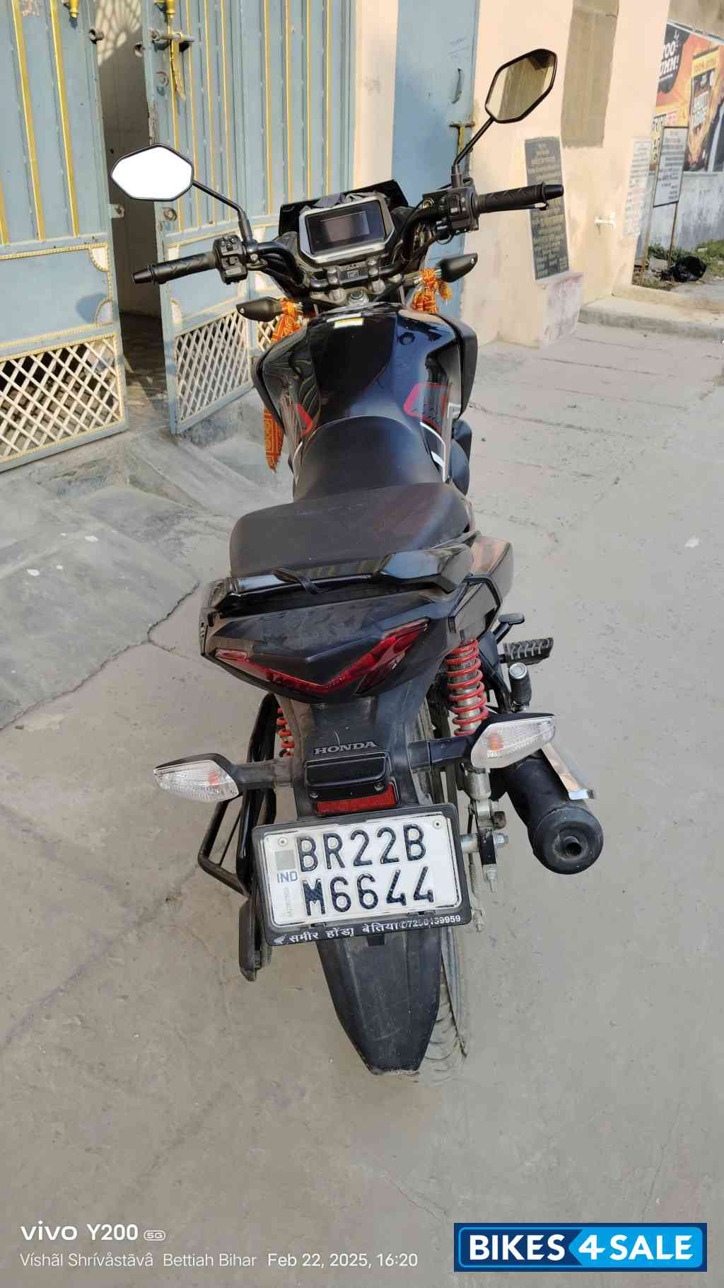 Black Honda SP125 Sports Edition