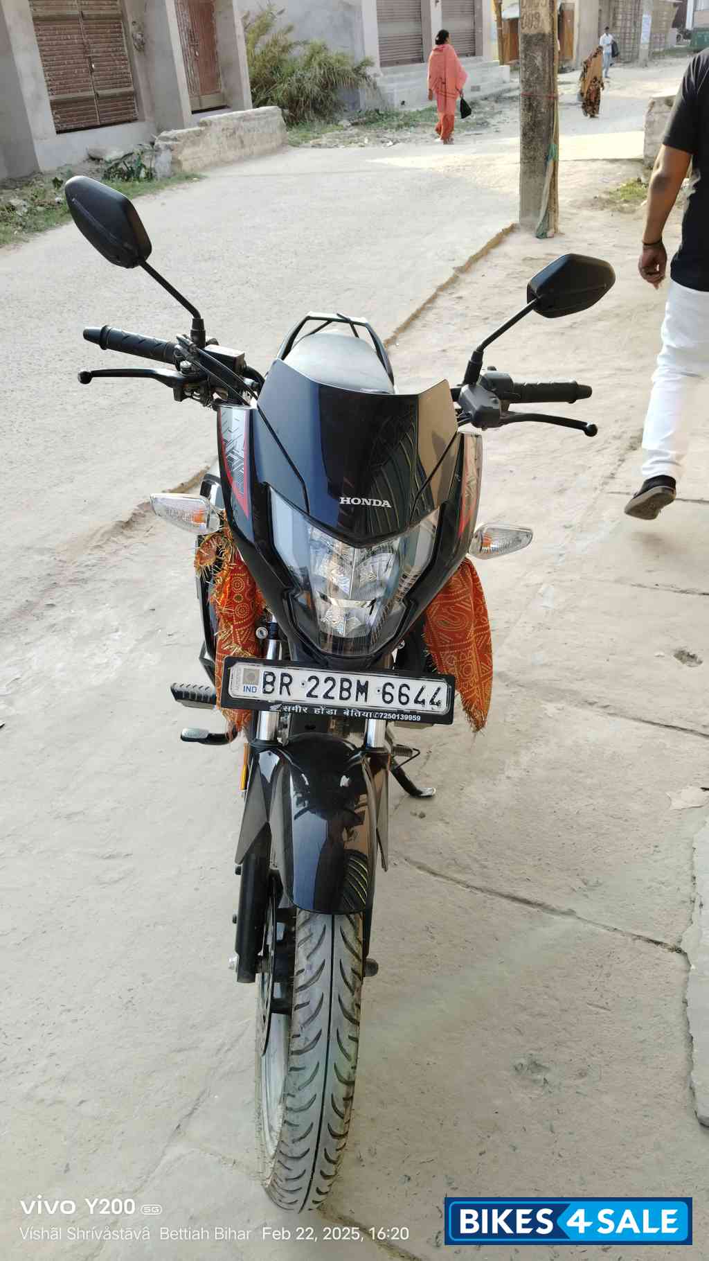 Black Honda SP125 Sports Edition