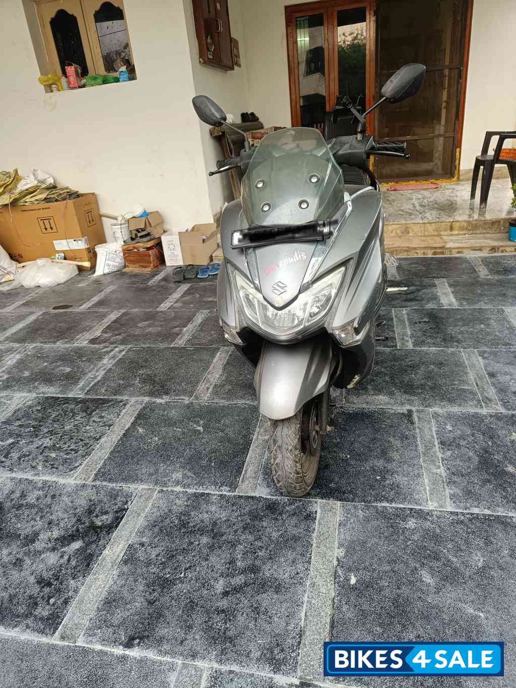 Gray Suzuki Burgman Street