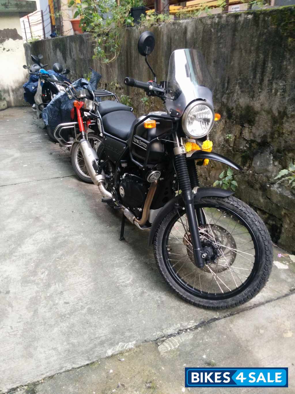 Black Royal Enfield Himalayan