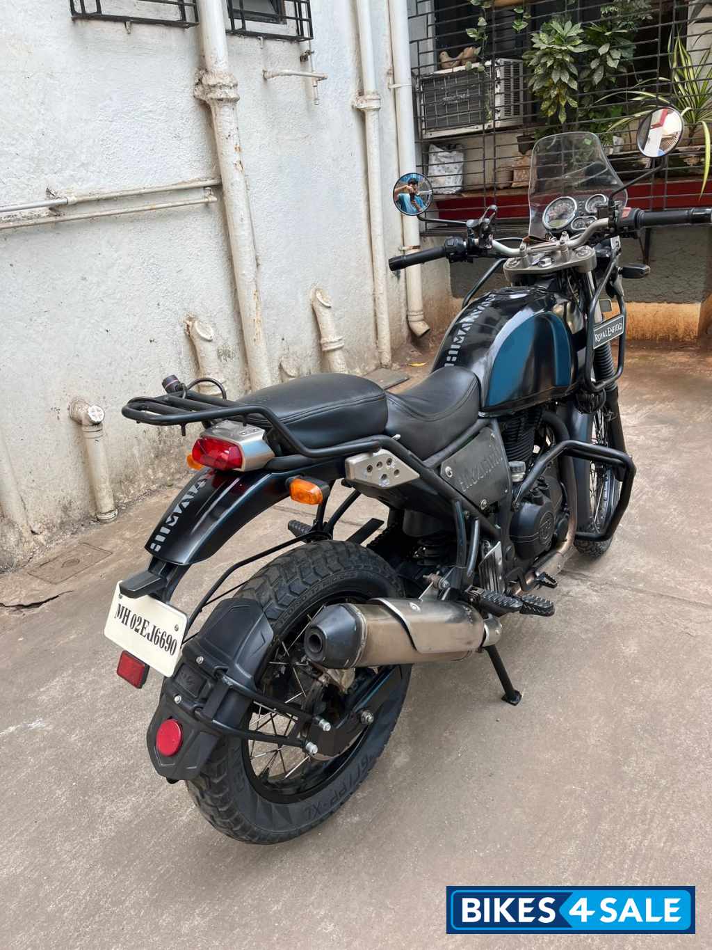 Black Royal Enfield Himalayan