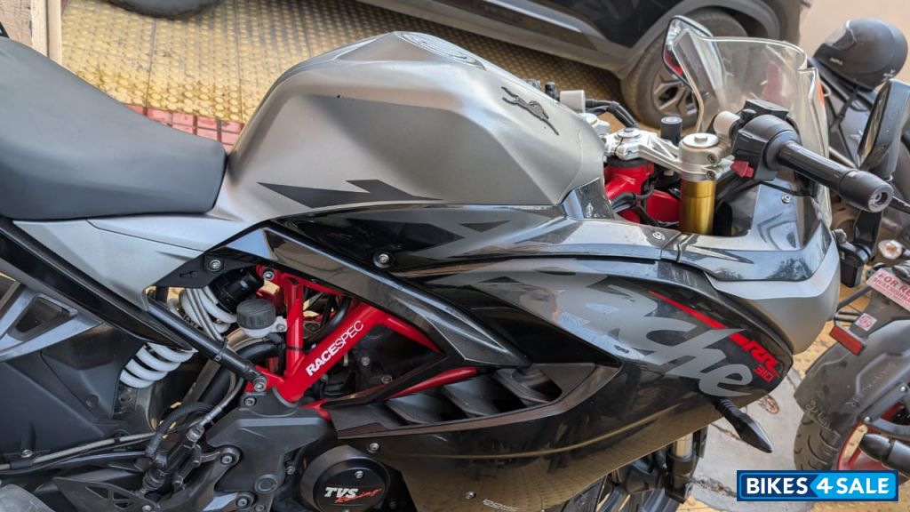 Grey + Black TVS Apache RR 310