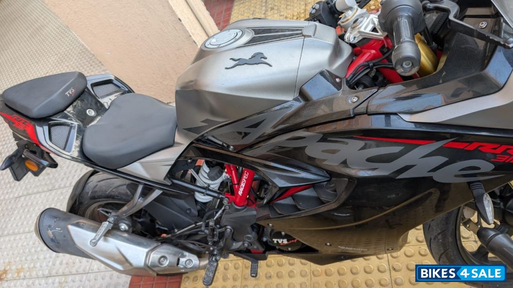 Grey + Black TVS Apache RR 310