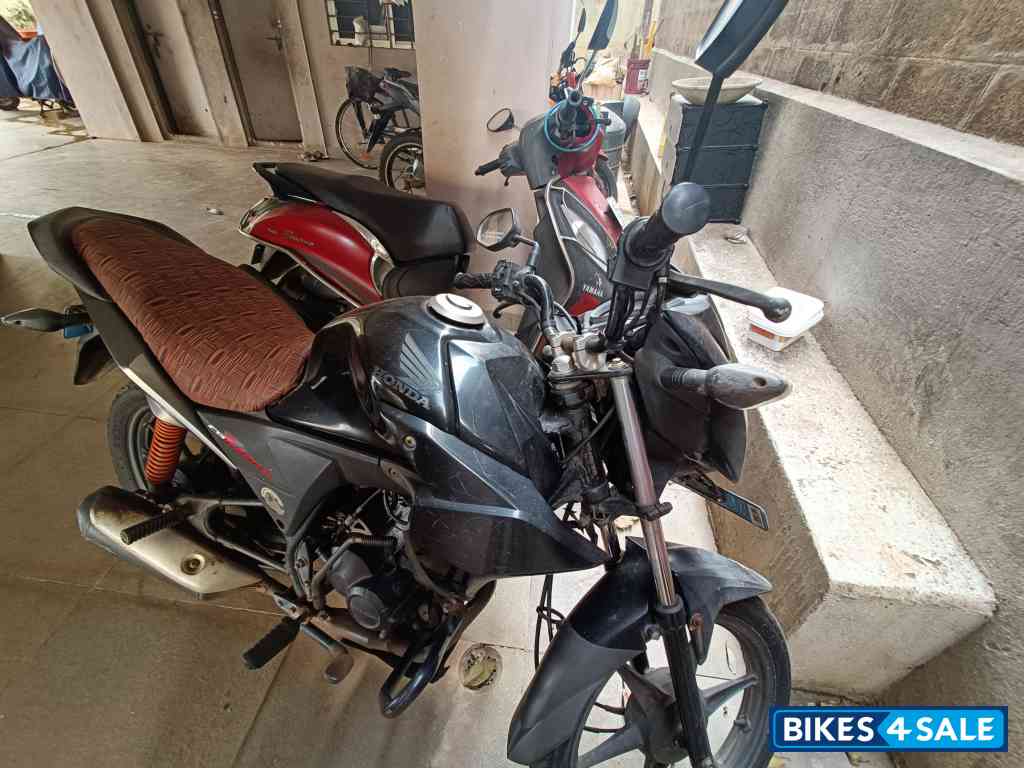 Black Honda CB Twister