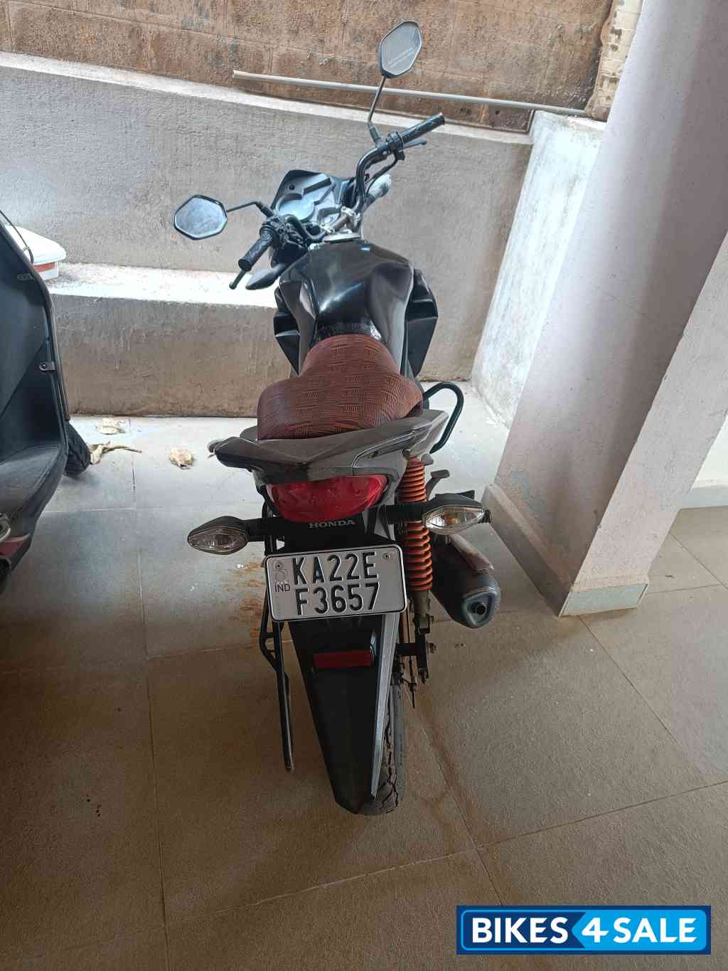 Black Honda CB Twister