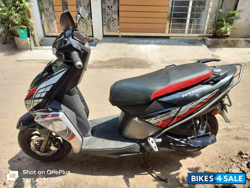 Black TVS NTORQ Super Squad Edition