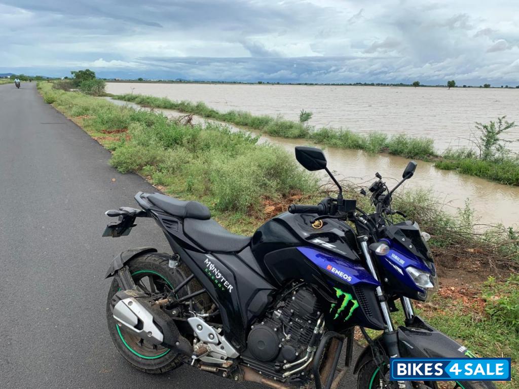Black And Green Yamaha FZ25 Monster Energy MotoGP Edition