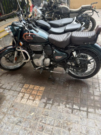 Halcyon Green Royal Enfield Classic 350 Dual Channel BS6