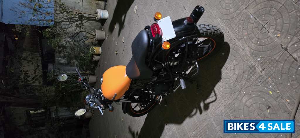 Orange Royal Enfield Thunderbird X 500