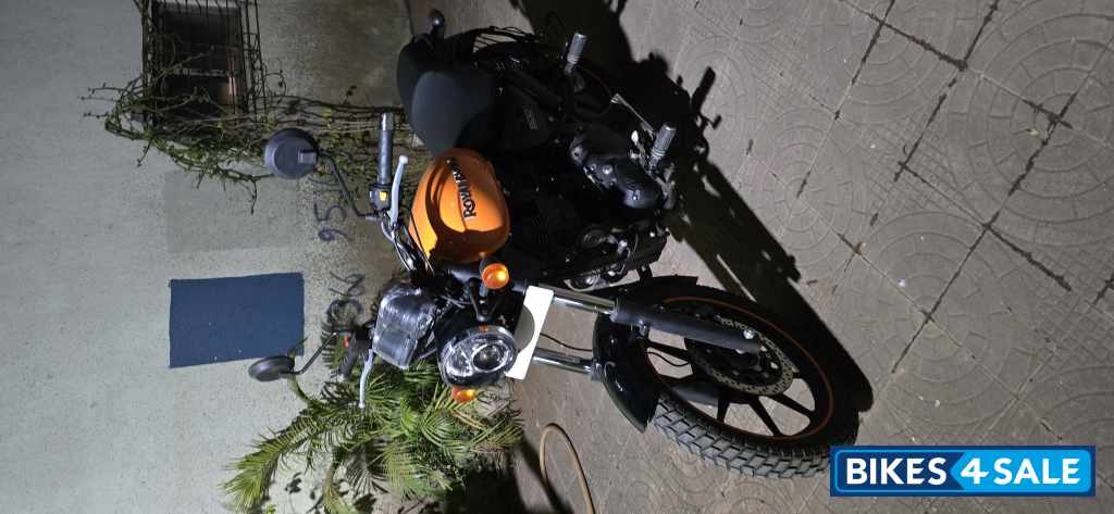 Orange Royal Enfield Thunderbird X 500