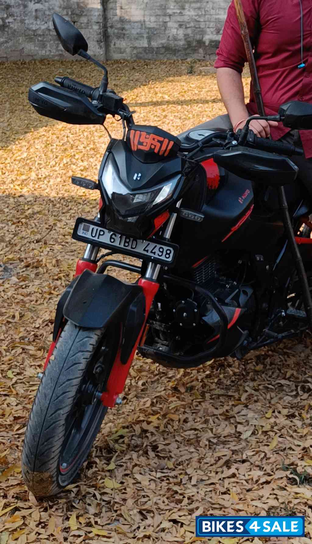 Black And Red Hero Xtreme 160R Stealth Edition Black And Red Hero Xtreme 160R Stealth Edition