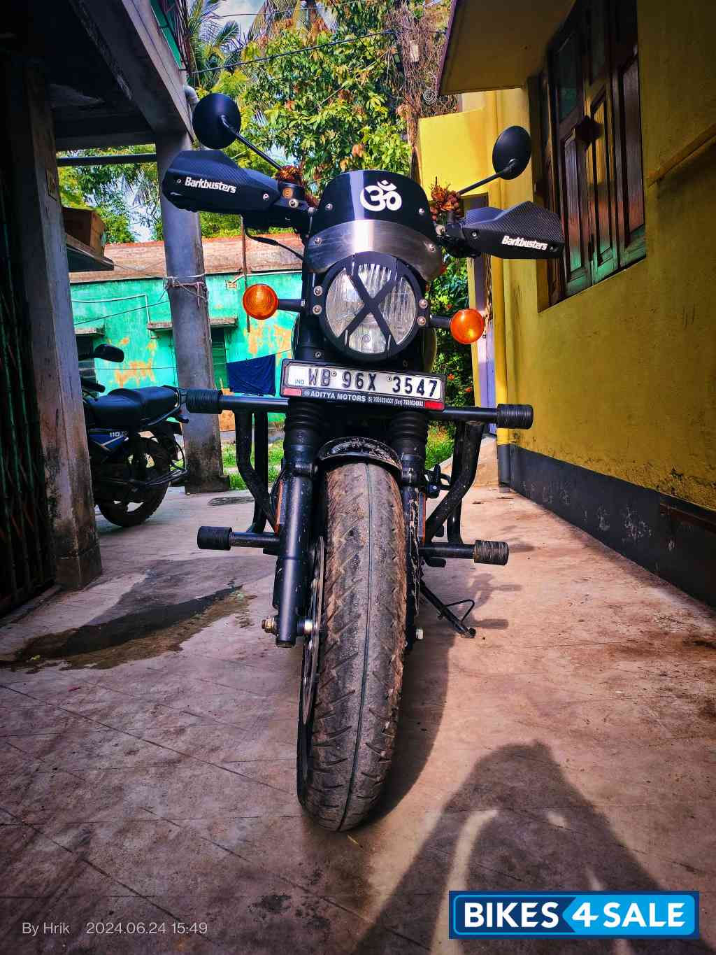Depper Grey Royal Enfield Hunter 350 Retro