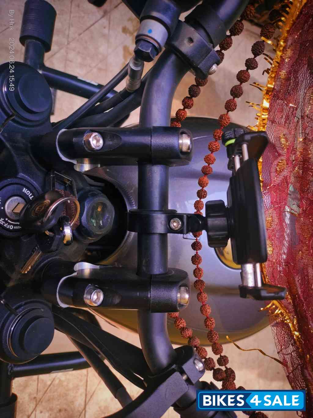 Depper Grey Royal Enfield Hunter 350 Retro