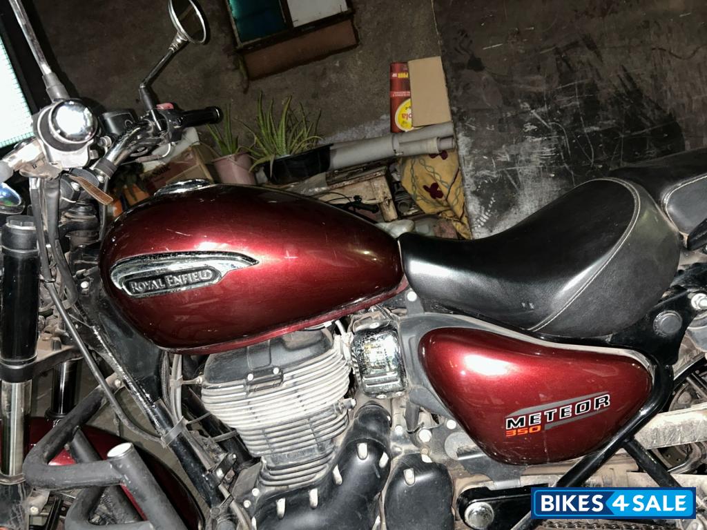 Steller Red Royal Enfield Meteor 350 Stellar