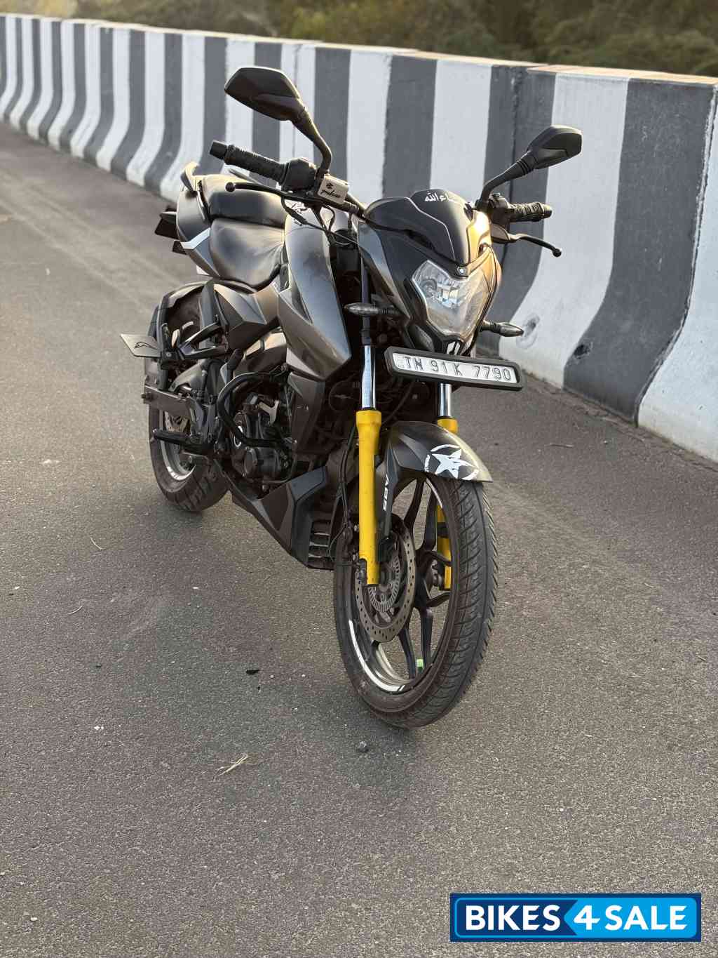 Grey Bajaj Pulsar NS 160 BS6