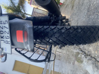 Black Blue Bajaj Discover DTSi 150