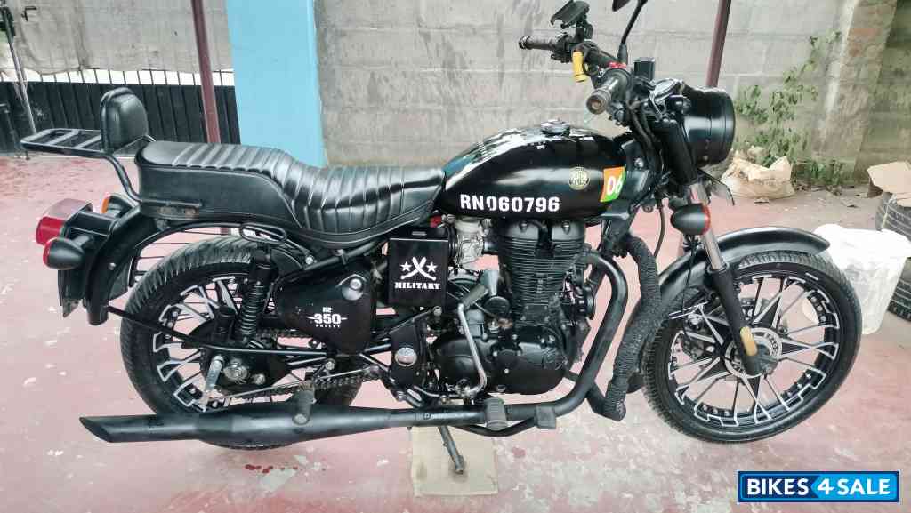 Matt Black Royal Enfield Bullet Electra