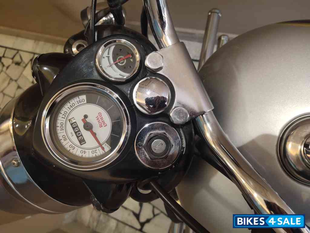 Grey Royal Enfield Bullet 350
