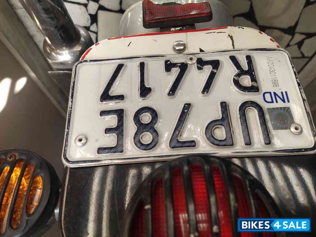 Grey Royal Enfield Bullet 350