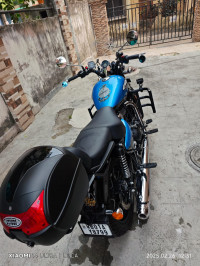 Blue Royal Enfield Meteor 350 Supernova