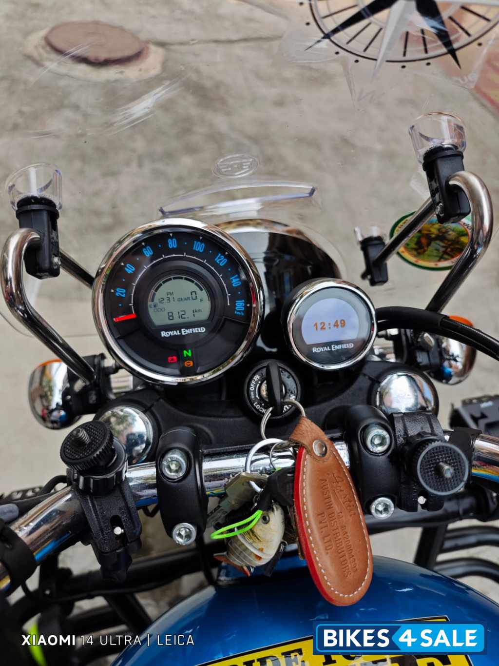 Blue Royal Enfield Meteor 350 Supernova