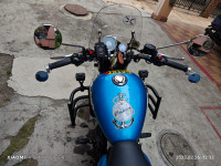 Blue Royal Enfield Meteor 350 Supernova