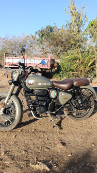 Marsh Grey Royal Enfield Classic 350 Dual Channel BS6