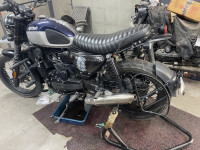 Mid Night Blue Yezdi Scrambler Dual Tone