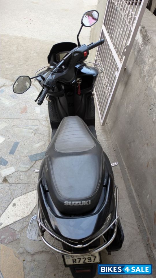 Matte Black Suzuki Burgman Street Bluetooth Enabled