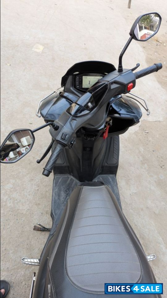 Matte Black Suzuki Burgman Street Bluetooth Enabled