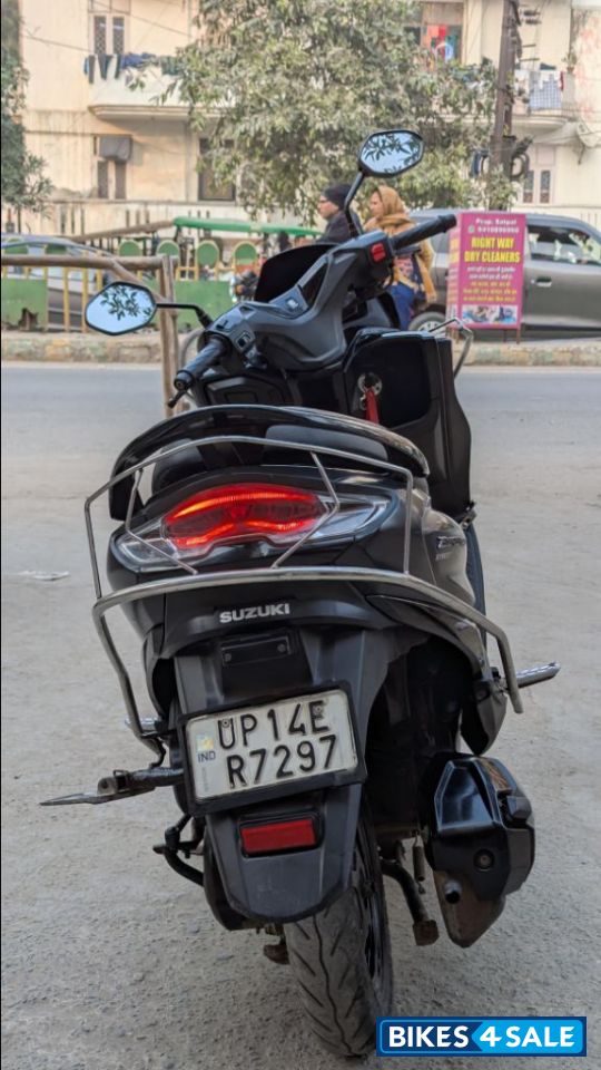 Matte Black Suzuki Burgman Street Bluetooth Enabled