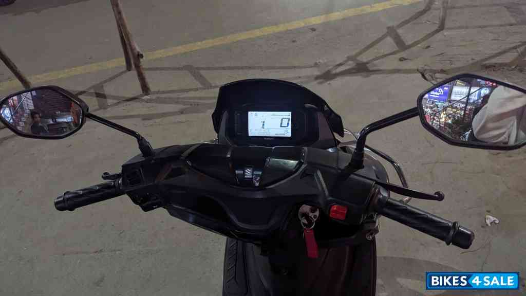 Matte Black Suzuki Burgman Street Bluetooth Enabled